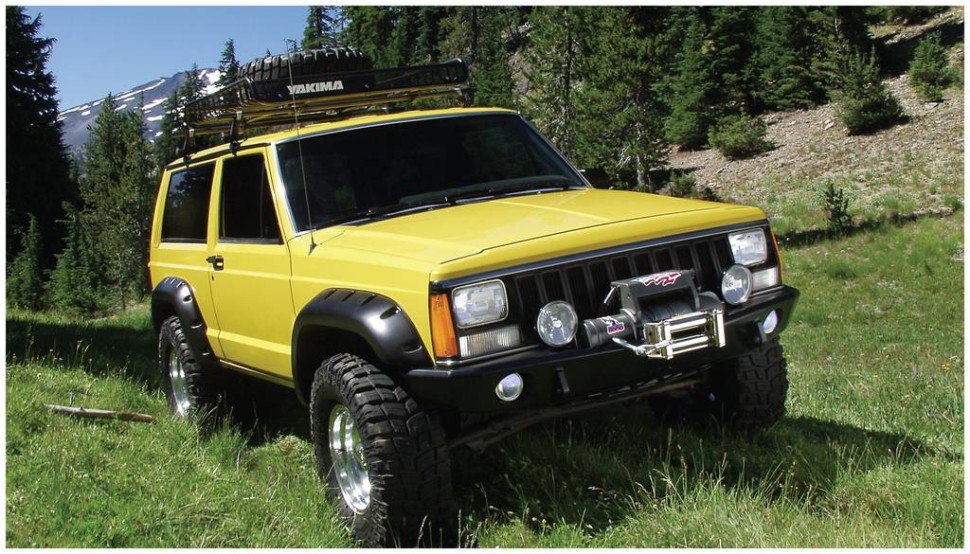 Расширители колесных арок Jeep Cherokee 00-01 к-кт 4 шт. Cut Out Bushwacker 10912-07