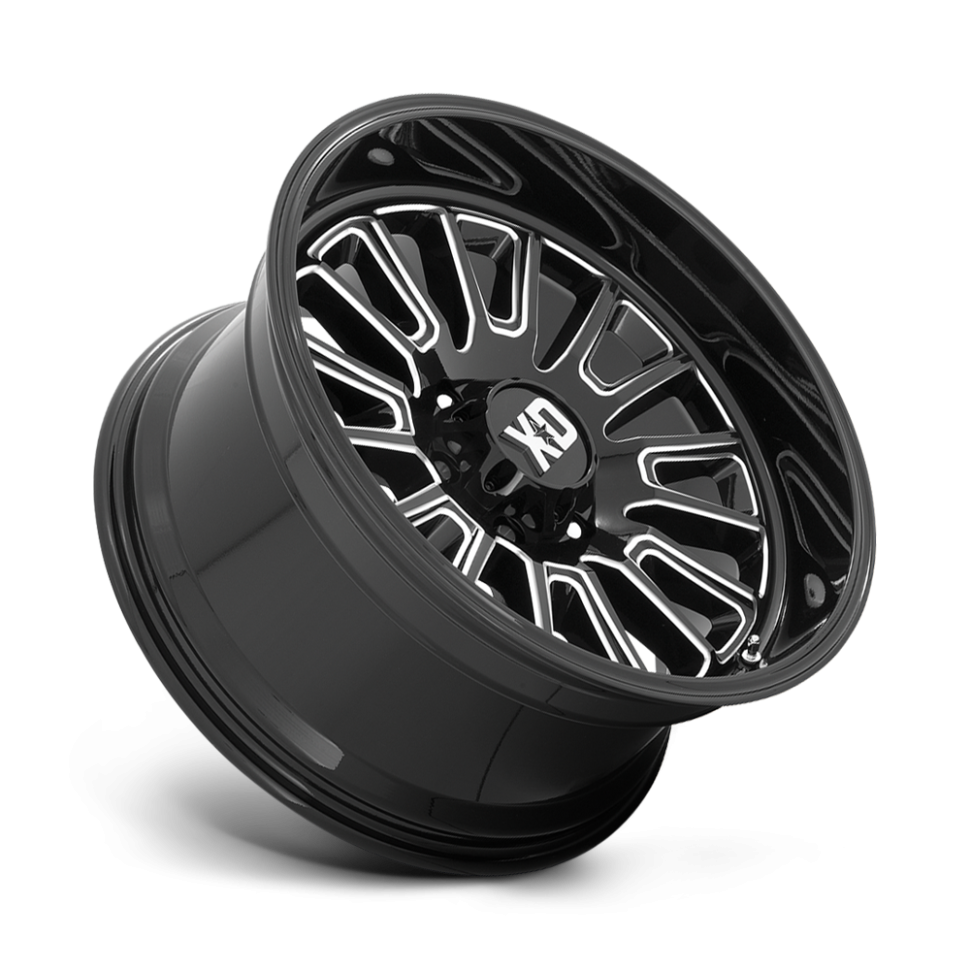 XD Wheels XD86421063318N Rover Wheel Gloss Black Milled 20x10 -18