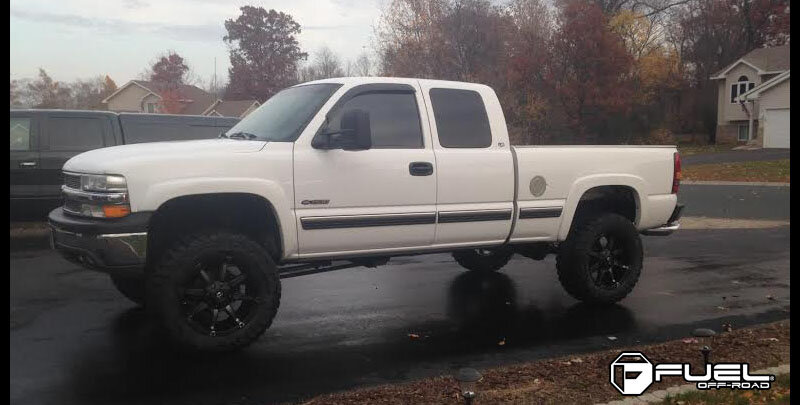 Fuel Off Road D55618909850 Coupler Wheel Matte Black Double Dark Tint 18x9 +1