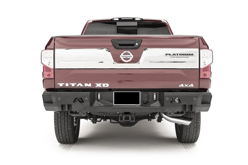 Задний бампер Nissan Titan XD/Titan 16-24 Premium Fab Fours NT16-W3751-1