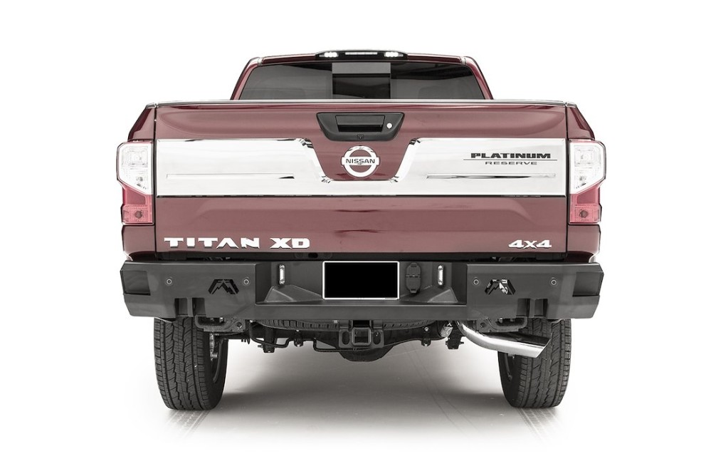 Задний бампер Nissan Titan XD/Titan 16-24 Premium Fab Fours NT16-W3751-1