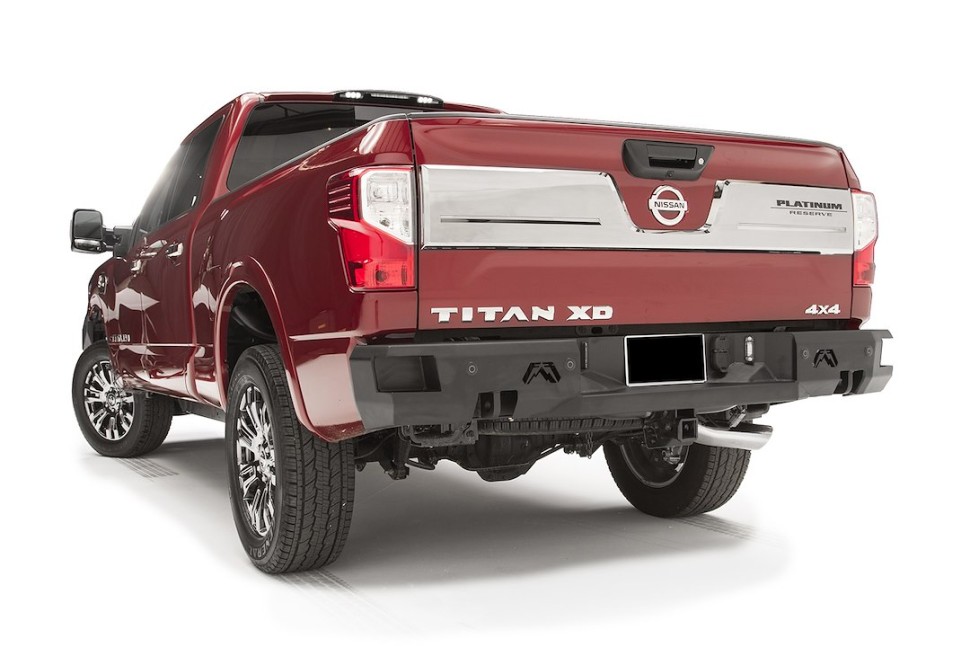 Задний бампер Nissan Titan XD/Titan 16-24 Premium Fab Fours NT16-W3751-1
