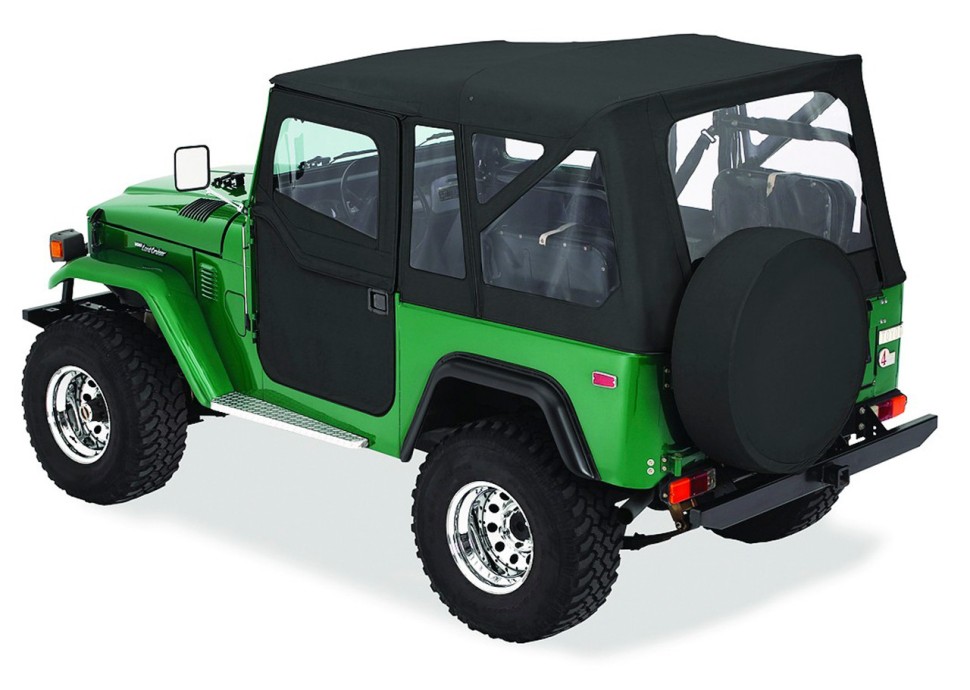 Мягкая крыша Supertop Classic Soft Top Black Denim Toyota Land Cruiser 67-84 Bestop 5146415