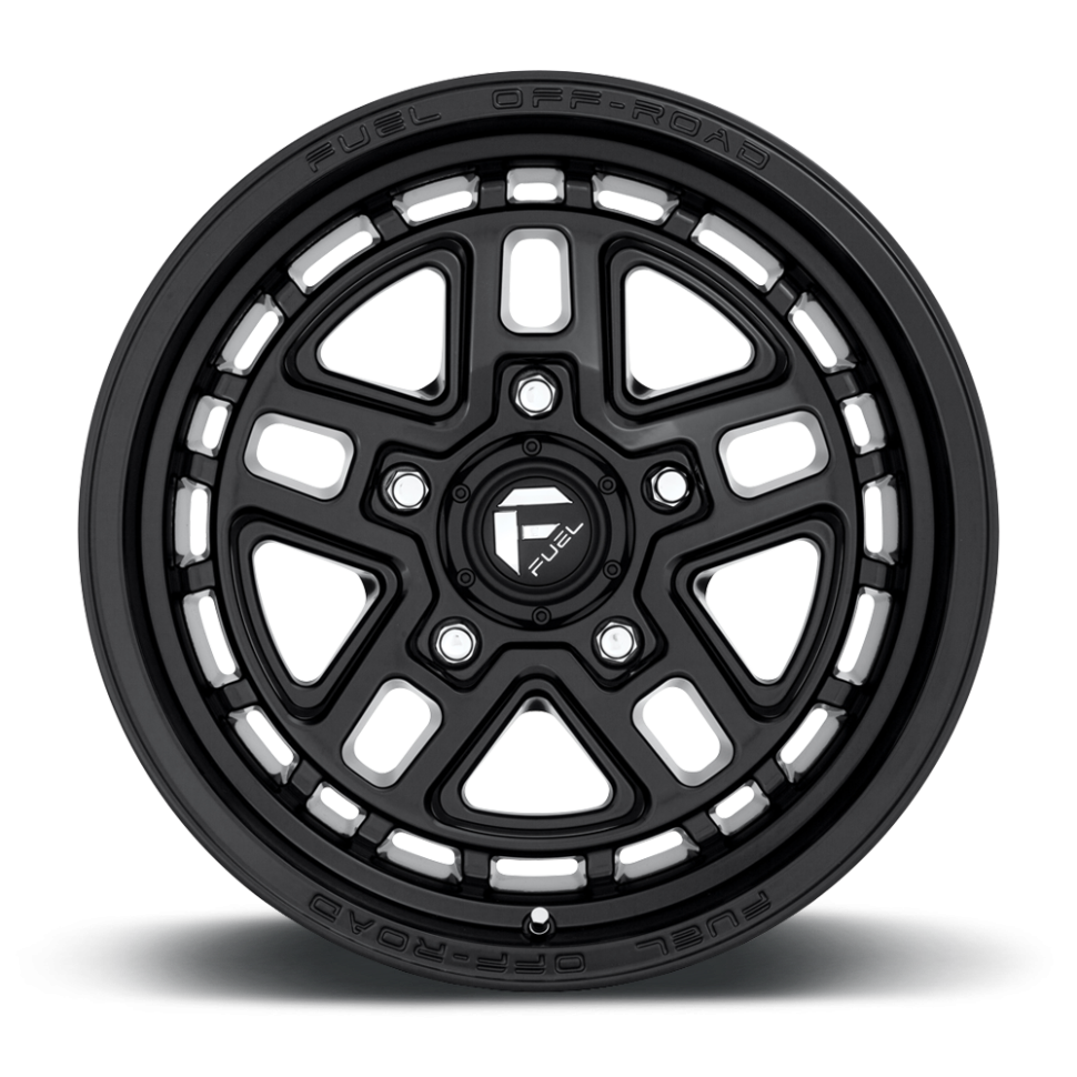 Колесный диск Fuel Off Road Nitro 5 Matte Black 17x9 ET-12 D6671790B445