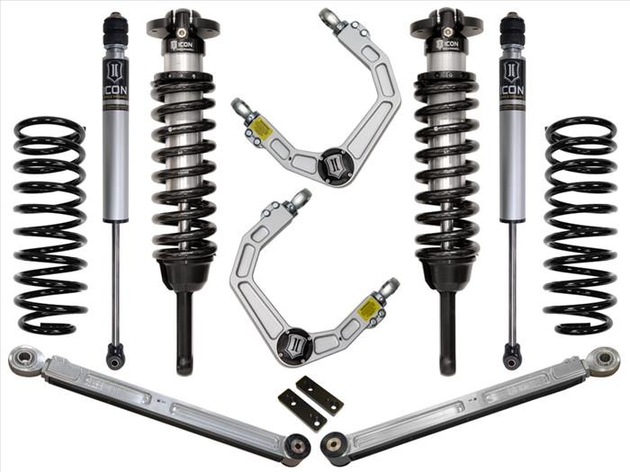ICON K53053 Stage 3 Suspension System 0-3.5" w Tubular UCA Toyota FJ Cruiser/4Runner 03-09