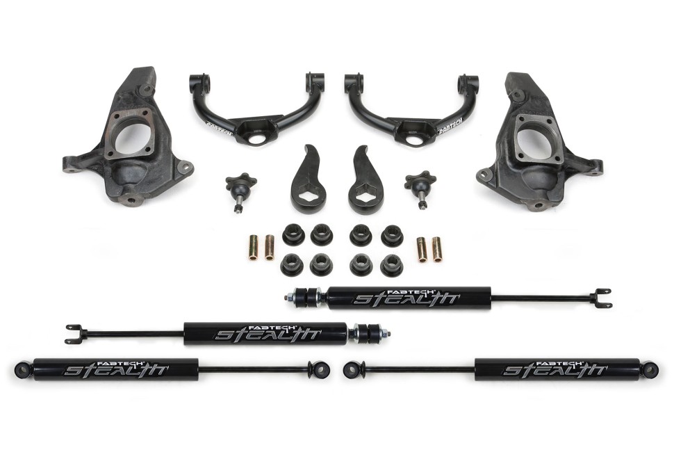 Лифт комплект подвески Chevrolet Silverado/GMC Sierra 2500/3500 11-19 Lift 3.5" Fabtech K1055M