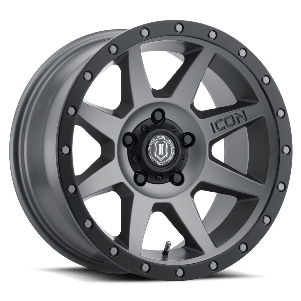Icon Vehicle Dynamics 1817857345TT Rebound Wheel Titanium 17x8.5 Offset -6