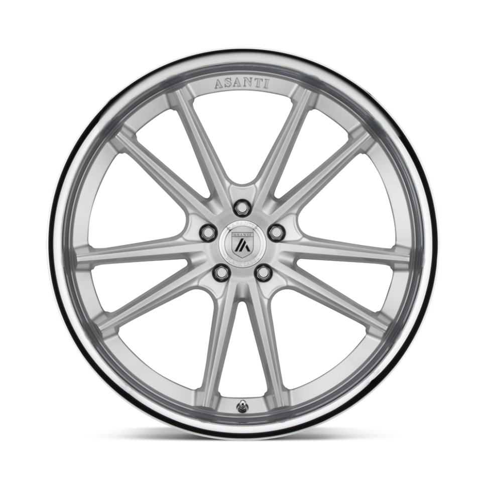 Колесный диск Asanti Wheels Sigma Brushed Silver W/Chrome Lip 22x9 ET+32 ABL23-22905632SL