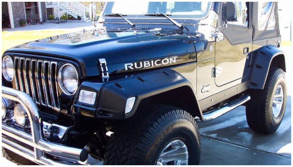 Расширители колесных арок Jeep Wrangler TJ 00-06 к-кт 4 шт. Pocket Style Bushwacker 10908-07