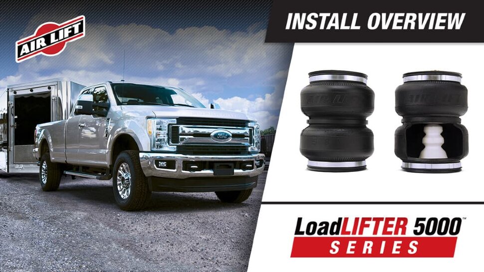 Комплект пневмопідвіски Ford F-350/F-250/F-450 11-16 LoadLifter 5000 Air lift 57396