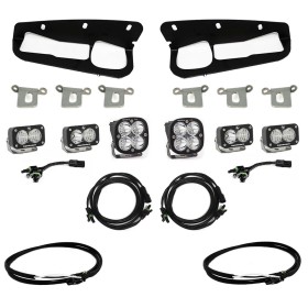 Baja Designs 447763UP Squadron Pro/S2 Sport Bumper Fog Light Kit Ford Bronco 21-23
