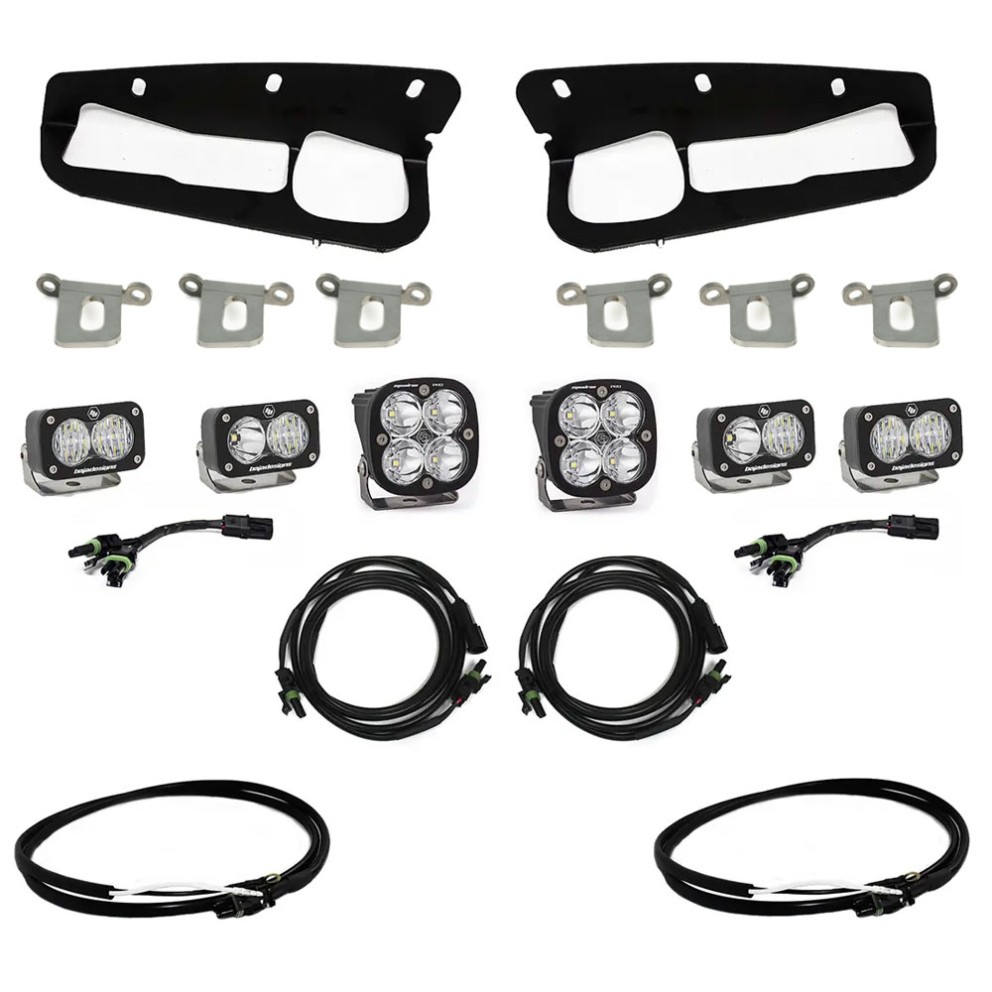 Baja Designs 447763UP Squadron Pro/S2 Sport Bumper Fog Light Kit Ford Bronco 21-23