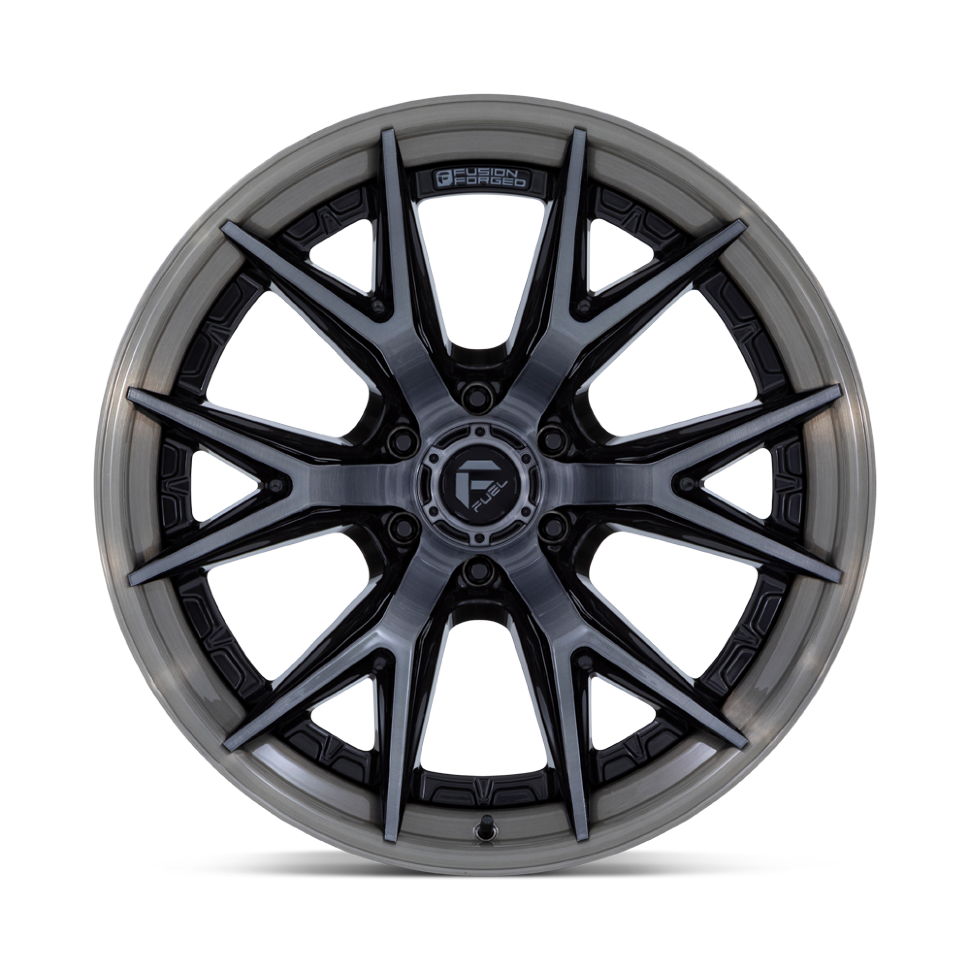 Fuel Off Road FC402BT24126344N Catalyst Wheel Gloss Black Brushed Dark Tint 24x12 -44