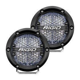Комплект додаткових Led фар з підсвіткою 4" Diffused 360-Series Rigid Industries 36208