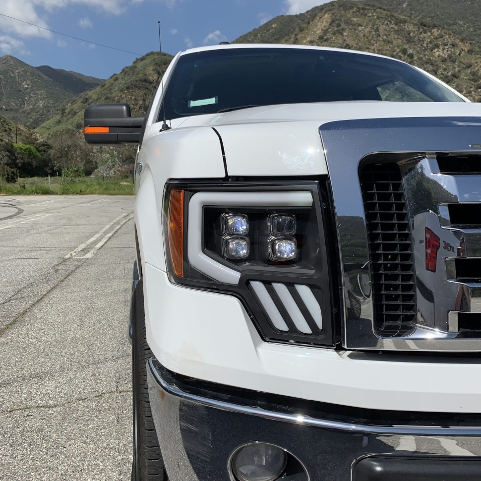 Комплект передних Led фар Ford F-150 09-14 NOVA-Series AlphaRex 880191