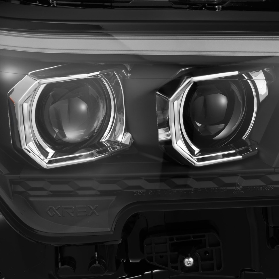 Комплект передних Led фар Toyota Tacoma/4Runner 24-26 LUXX-Series AlphaRex 880335