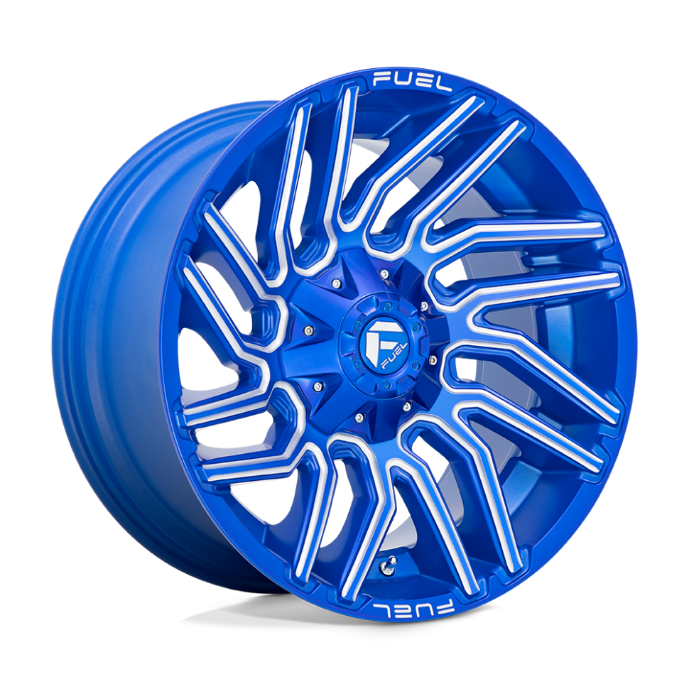 Колесный диск Fuel Off Road Typhoon Anodized Blue Milled 22x12 ET-44 D77422207047
