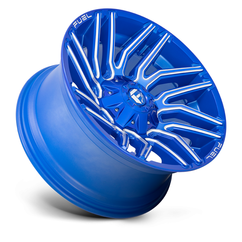 Колесный диск Fuel Off Road Typhoon Anodized Blue Milled 22x12 ET-44 D77422207047