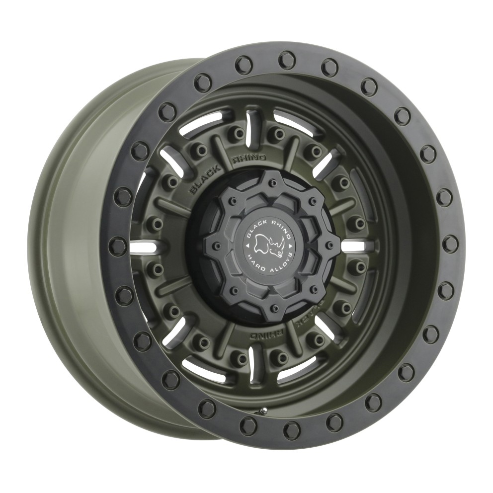 Black Rhino 1895ABR-86140N12 Abrams Wheel Olive Drab Green 18x9.5 -18