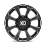 XD Wheels XD85429067900 Reactor Wheel Gloss Black Milled W/Red Tint 20x9