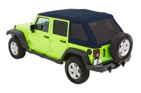 М`який дах софт Топ Jeep Wrangler JK 07-18 4 Door (Navy Blue) Trektop Glide Bestop 5492369