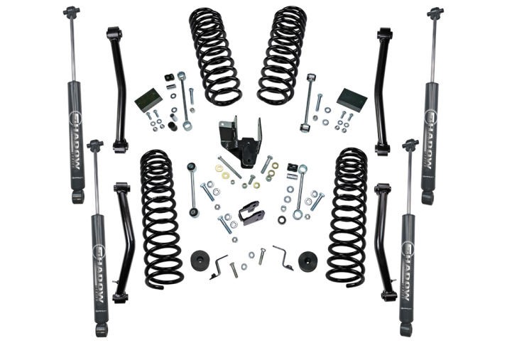 Лифт комплект подвески 4" Jeep Wrangler JL 18-22 2 Door (Shadow Shocks) Superlift K193