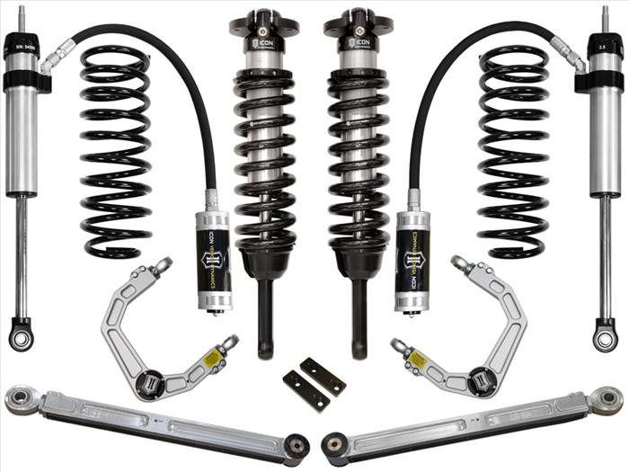 ICON K53054 Stage 4 Suspension System 0-3.5" w Tubular UCA Toyota FJ Cruiser/4Runner 03-09