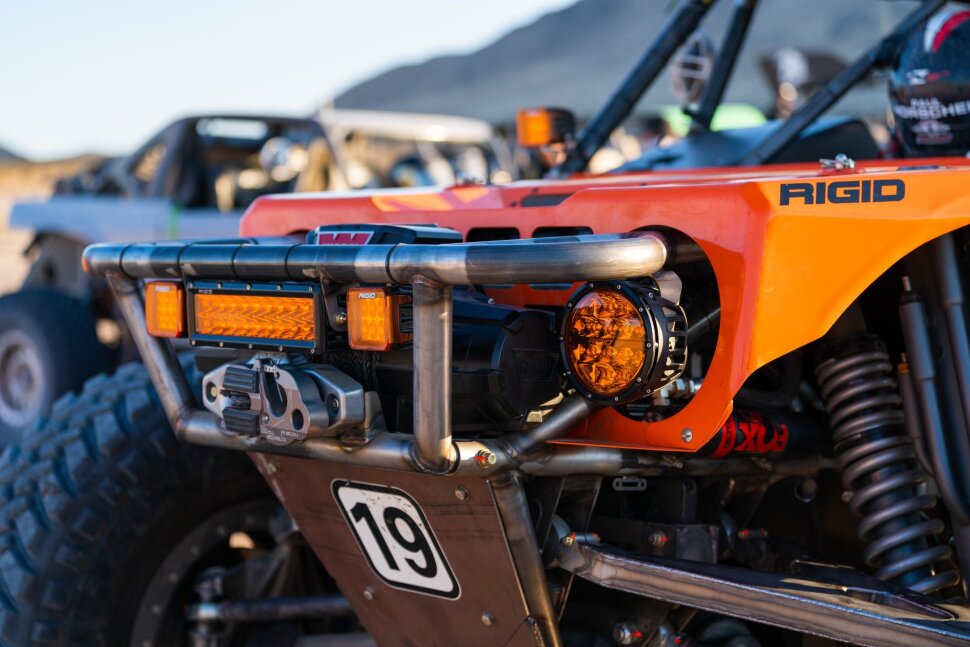 Rigid Industries 36210 360-Series Light (Pair) W/Backlit Amber 6" Spot