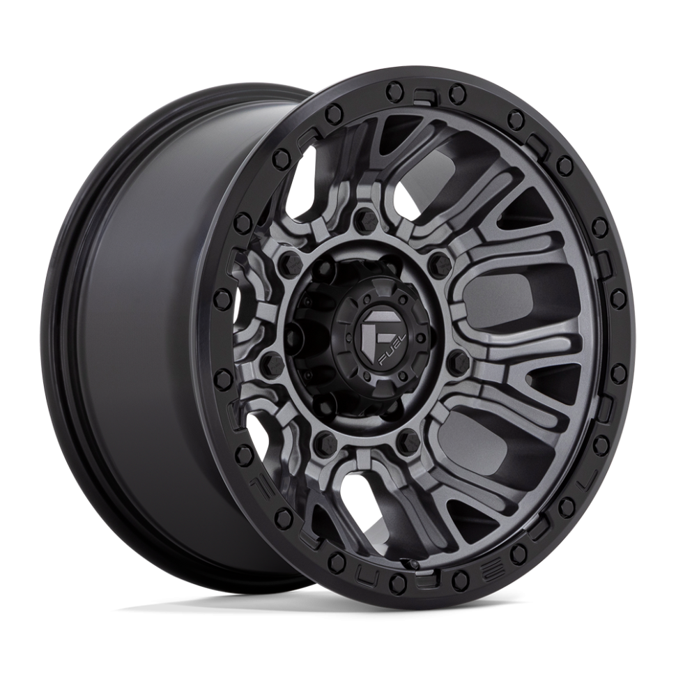 Колесный диск Fuel Off Road Traction Matte Gunmetal W/Black Ring 20x10 ET-18 D82520007547