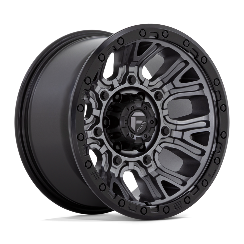 Колесный диск Fuel Off Road Traction Matte Gunmetal W/Black Ring 20x10 ET-18 D82520007547