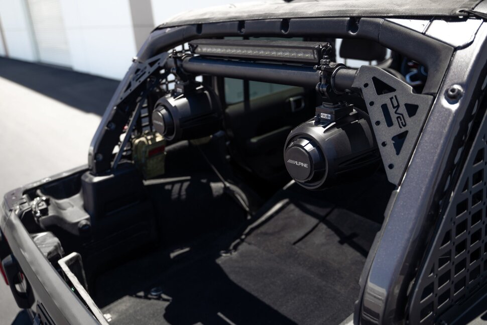 Кріплення задніх динаміків та підсвітки Jeep Wrangler JL 18-25 4 Door DV8 Offroad SBJL-01