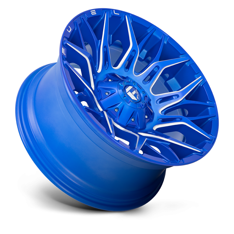 Колесный диск Fuel Off Road Twitch Anodized Blue Milled 22x12 ET-44 D77022201847