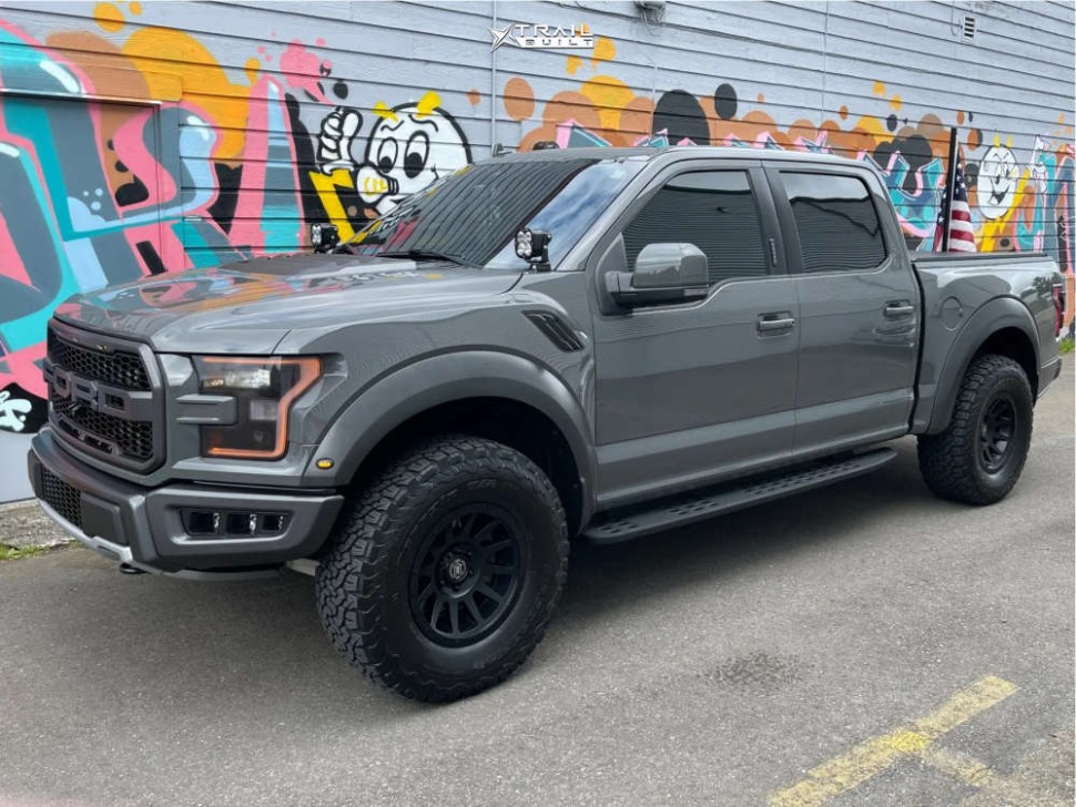 Icon Vehicle Dynamics 2017857345SB Compression Wheel Satin Black 17x8.5 -6