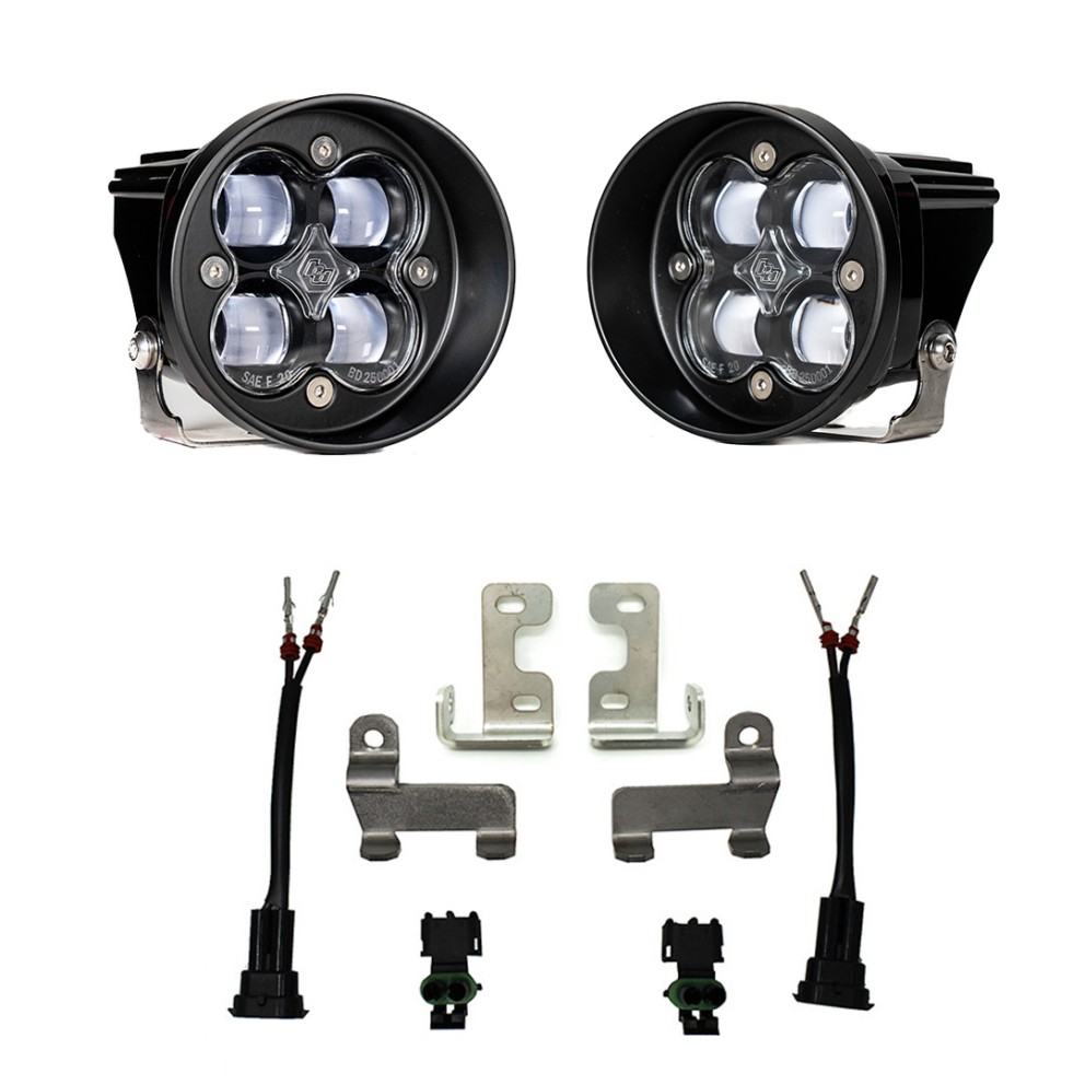 Baja Designs 447641 Squadron-R SAE SAE Fog Fog Pocket Light Kit Toyota 4Runner/Tacoma/Tundra 10-24