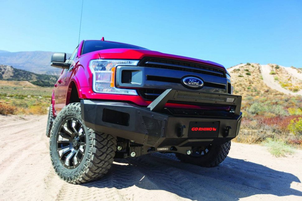 Go Rhino 24297T BR5.5 Replacement Front Winch Bumper Ford F-150 Raptor 17-20