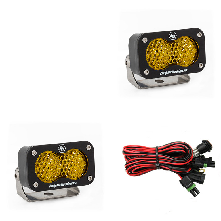Baja Designs 547816 S2 Sport 2.93"x1.68" Work/Scene Led Off-Road Light Pair