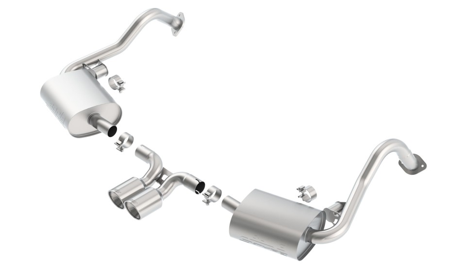 Выхлопная система Cat-Back Porsche Boxster/Cayman 13-16 S-Type Borla 140534