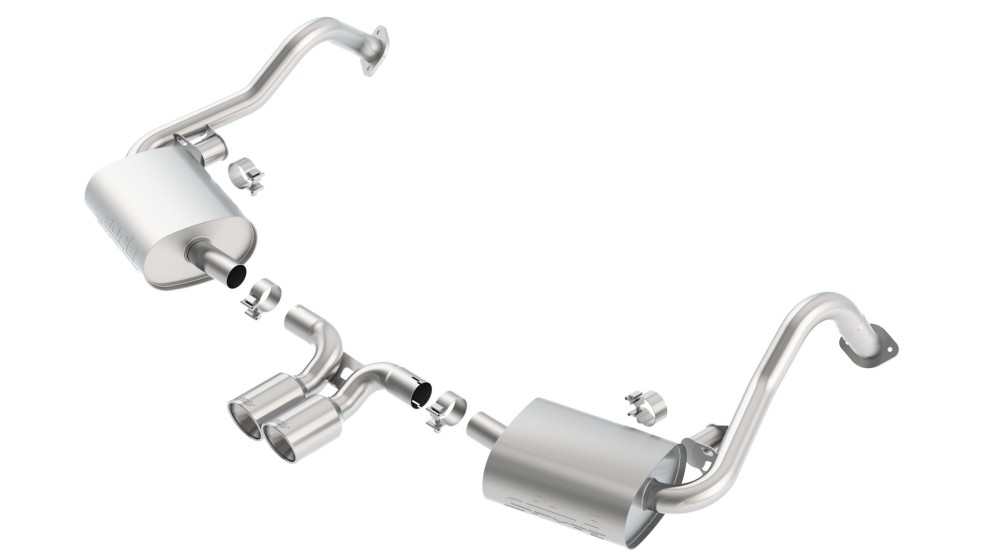 Borla 140534 S-Type Cat-Back Exhaust System Porsche Boxster/Cayman 13-16