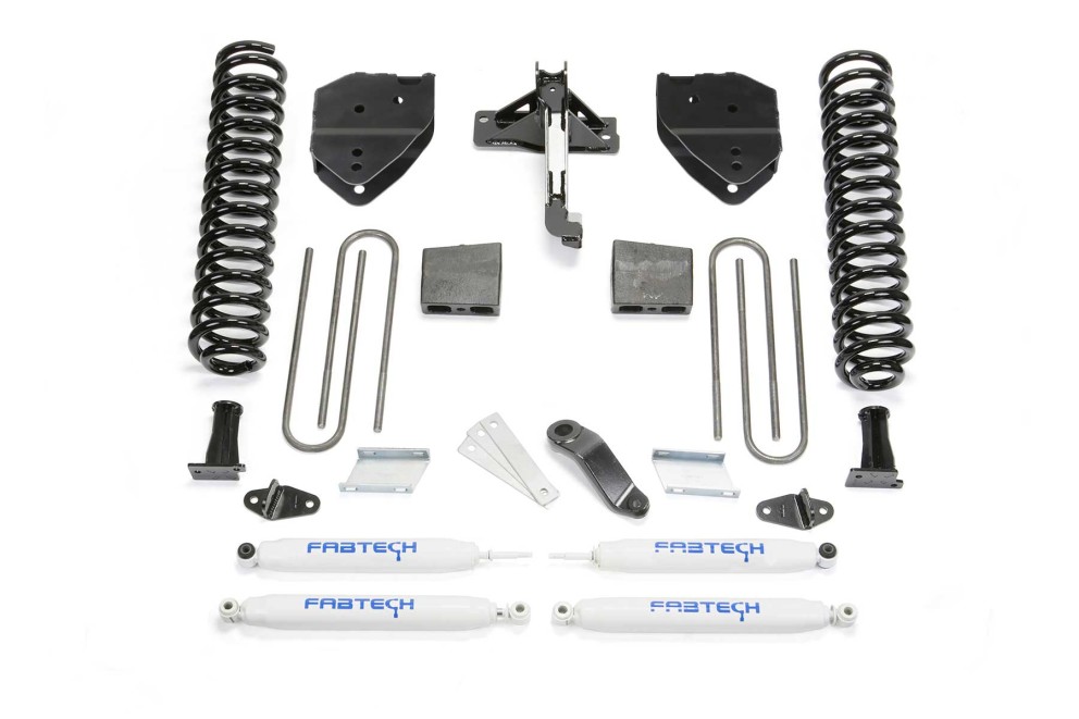 Fabtech K2217 Basic Lift Kit Lift 6" Ford F-250/F-350 17-22