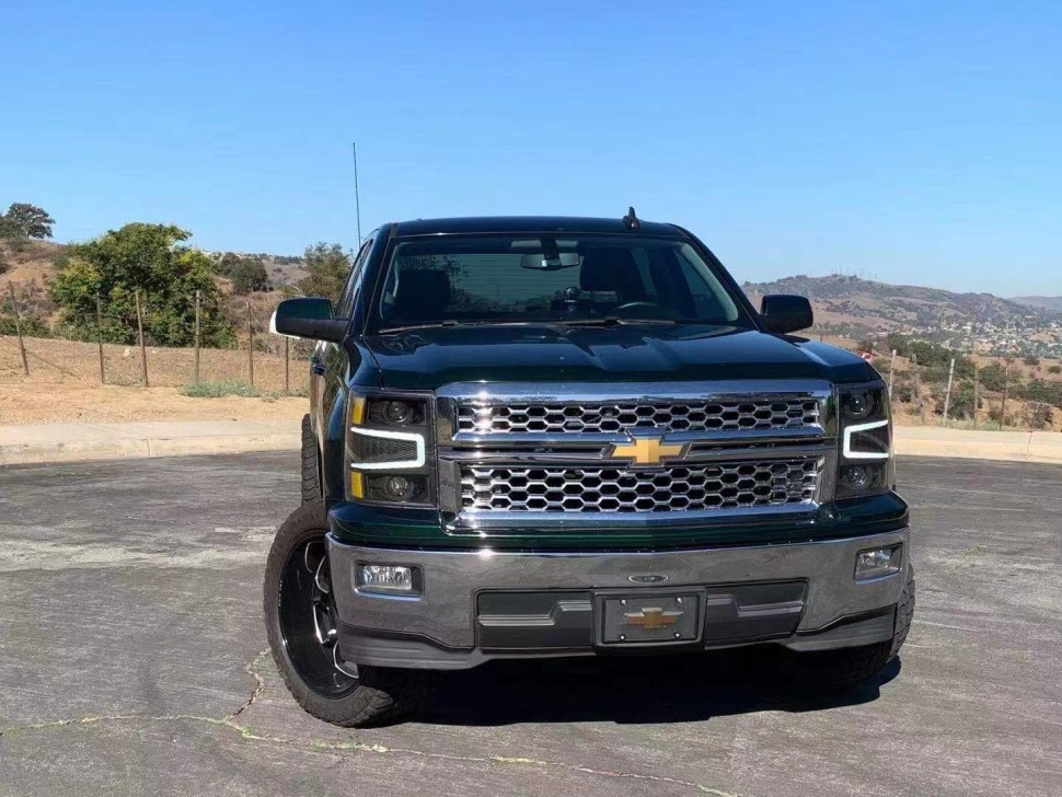 Комплект передних галогеновых фар Chevrolet Silverado 1500 14-15 PRO-Series AlphaRex 880246