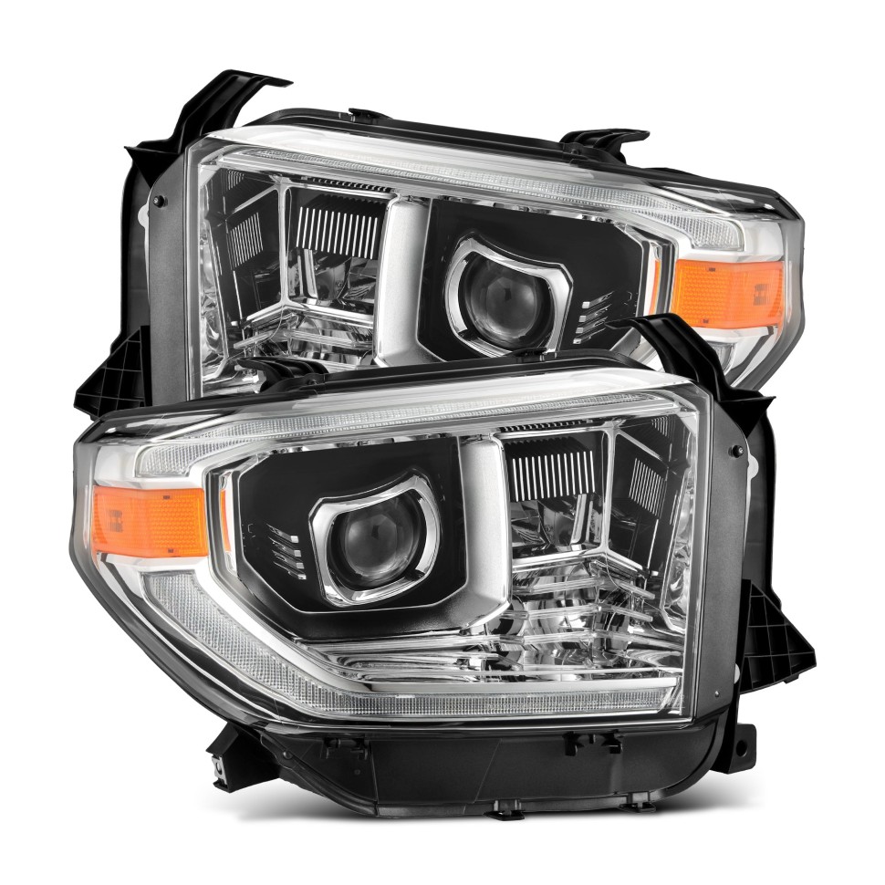 Комплект передних галогеновых фар Toyota Tundra 14-21 PRO-Series AlphaRex 880838