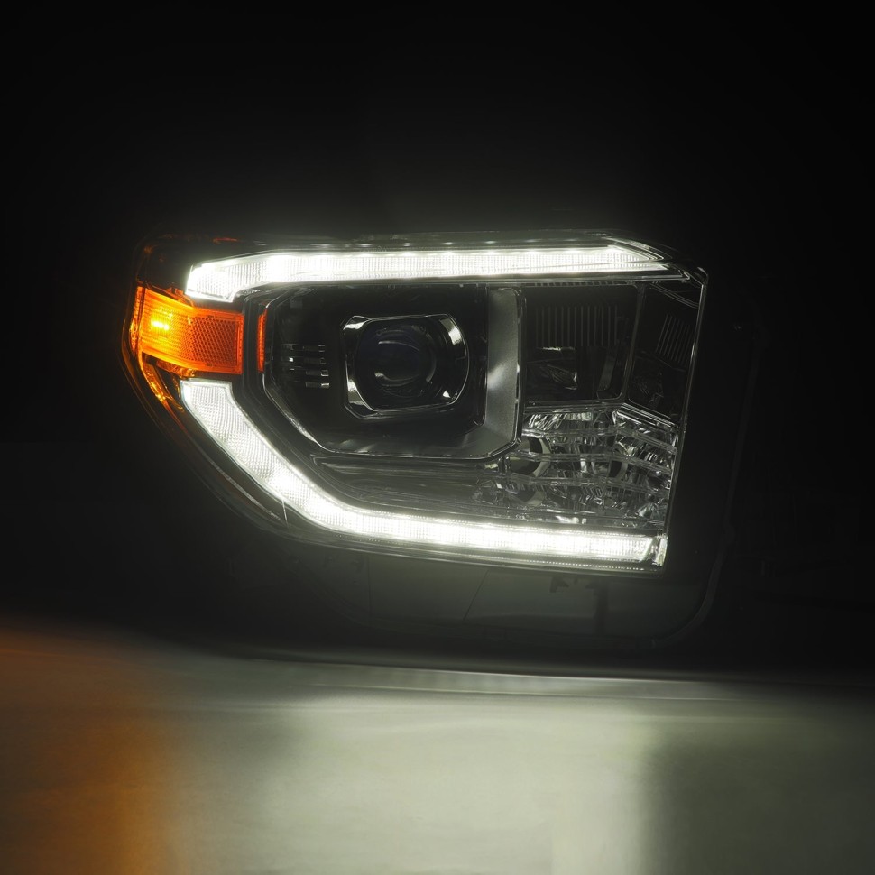 Комплект передних галогеновых фар Toyota Tundra 14-21 PRO-Series AlphaRex 880838