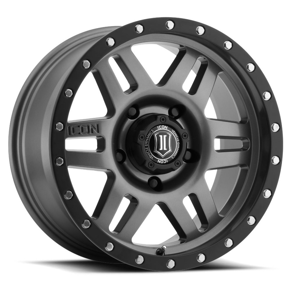 Колісний диск Icon Vehicle Dynamics Six Speed Gun Metal 17x8.5 ET+25 1417855557GM
