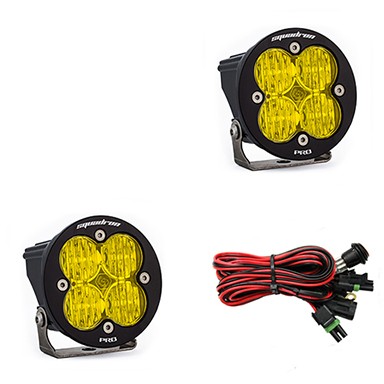 Комплект дополнительных LED фар 3.5x3.5" Wide Cornering Squadron-R Pro Baja Designs 597815