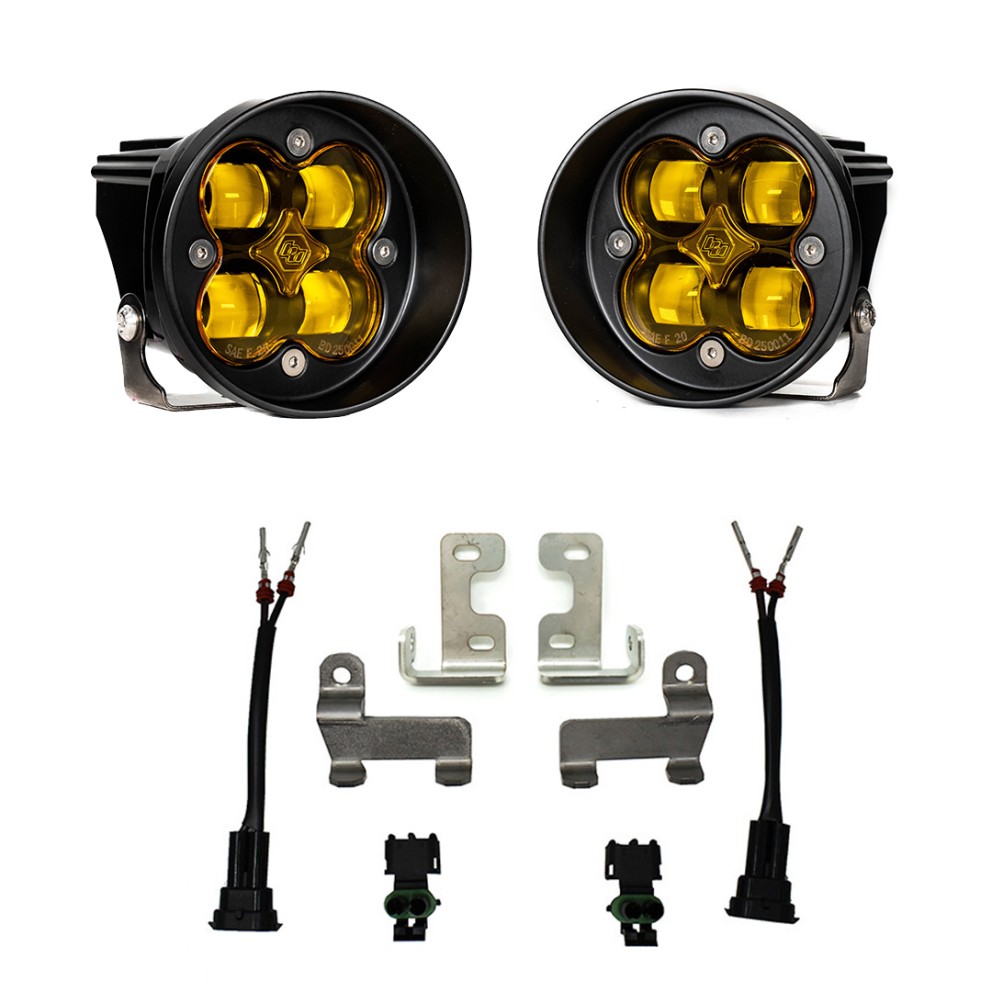 Baja Designs 447642 Squadron-R SAE SAE Fog Fog Pocket Light Kit Toyota 4Runner/Tacoma/Tundra 10-24