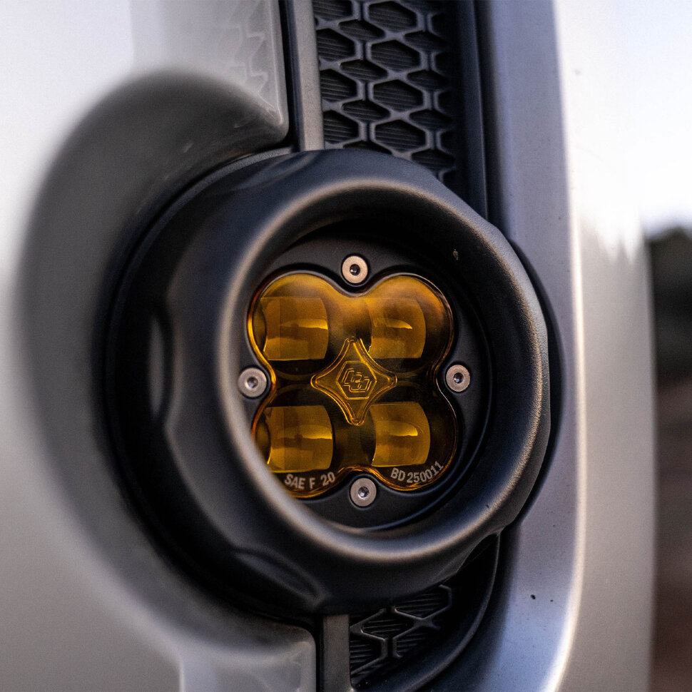 Комплект протитуманних LED фар SAE Fog Toyota 4Runner/Tacoma/Tundra 10-24 Squadron-R SAE Baja Designs 447642