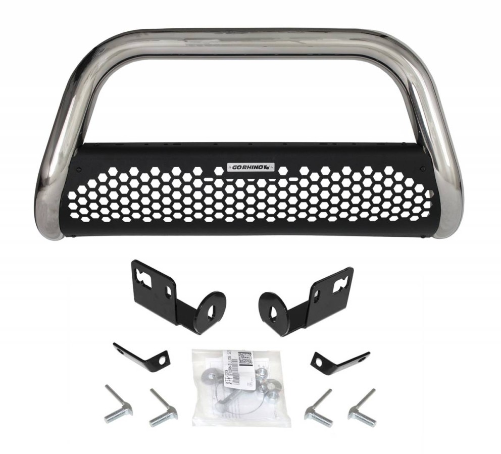 Go Rhino 55264PS RC2 Bull Bar With Mounting Brackets Dodge Ram 1500 10-22