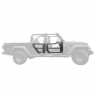 Go Rhino 572602 Trailline Rear Doors Jeep Gladiator JT/Wrangler JL 18-23 4 Door