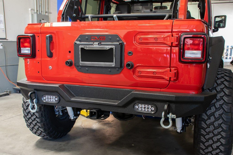 Комплект видалення запасного колеса Jeep Wrangler JL 18-24 DV8 Offroad JLTS-01