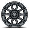 Icon Vehicle Dynamics 6220106345GB Recoil Wheel Gloss Black 20x10 -24